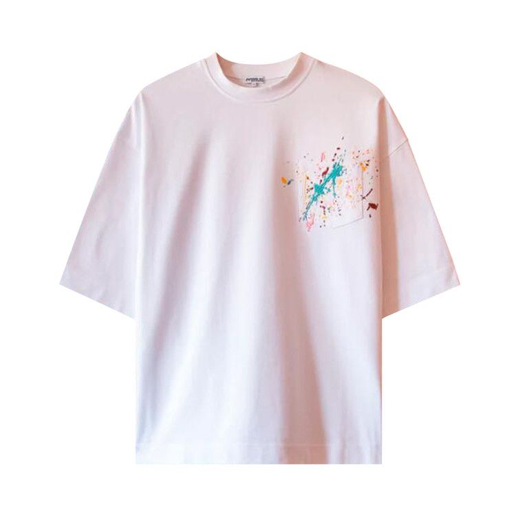 HOUSE OF ERRORS Embroidered Paint Splatter Tee 'White'