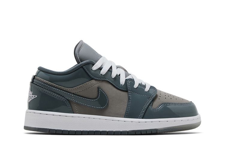 Air Jordan 1 Low GS 'Patent Cool Grey'