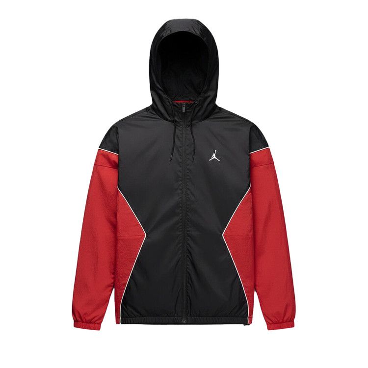 Air Jordan Brooklyn Jacket 'Black/Gym Red/White'