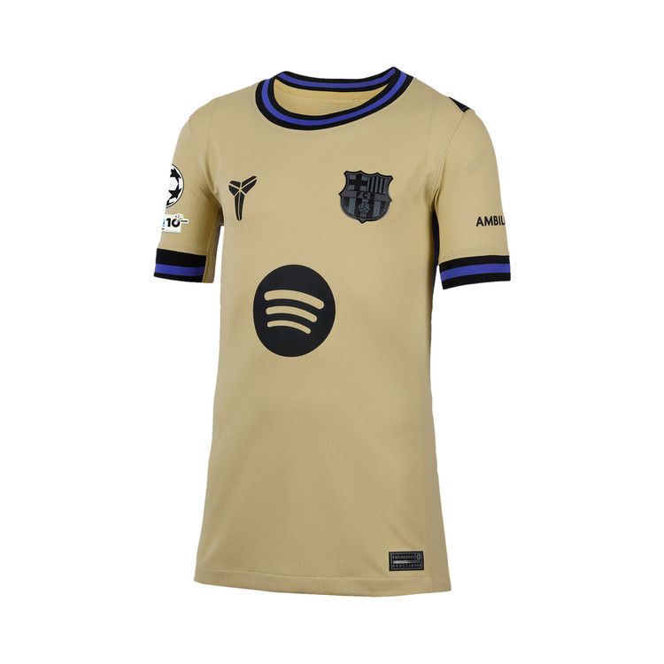 Nike x Kobe F.C. Barcelona 2025/26 Stadium Away Jersey 'Team Gold/Team Gold/Persian Violet/Black'