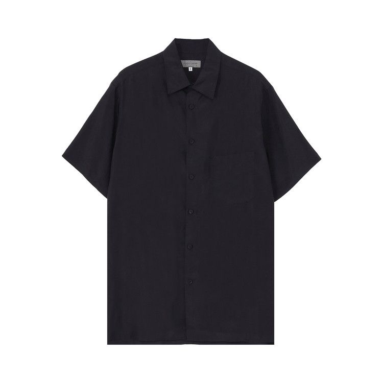 Yohji Yamamoto Pour Homme Big Half Sleeve Shirt 'Black'