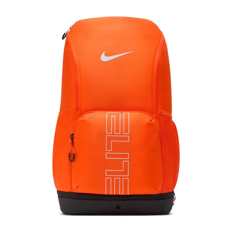 Nike 32L Varsity Elite Backpack 'Safety Orange/Black/Wolf Grey'