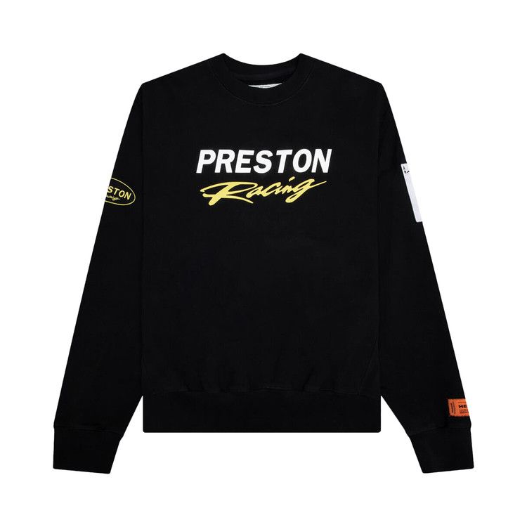 Heron Preston Preston Racing Crewneck 'Black/White'