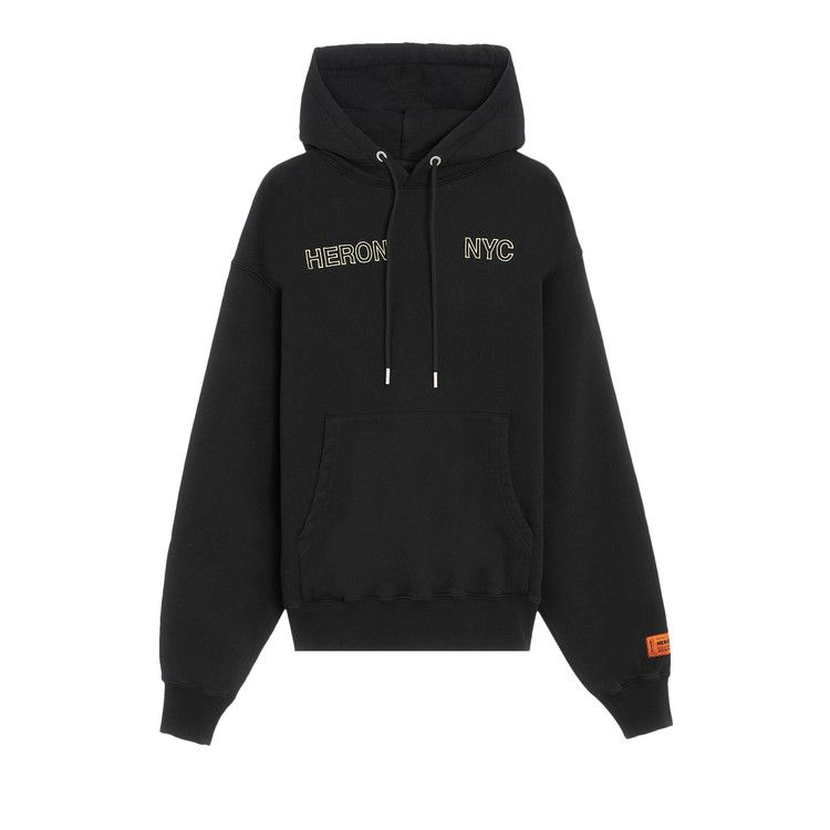 Heron Preston Graphic Print Logo Hoodie 'Black'