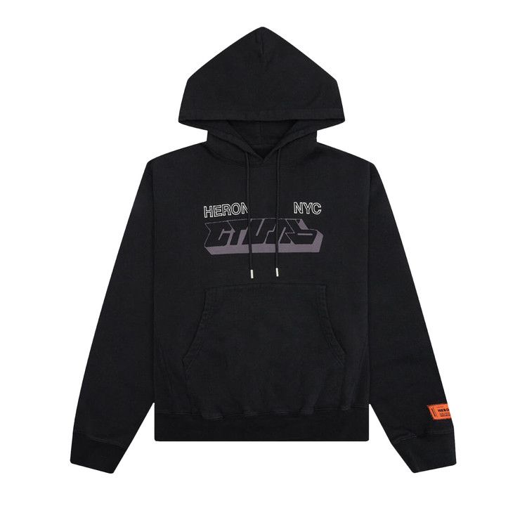 Heron Preston CTNMB Spray Hoodie 'Black/Grey'