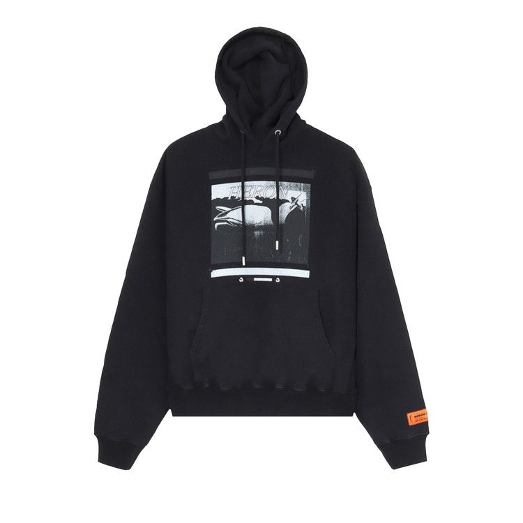 Heron Preston Graphic Print Hoodie 'Black'