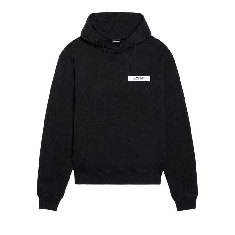 Jacquemus Le Hoodie Gros Grain 'Black'