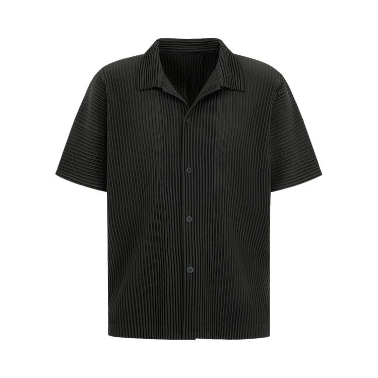 Homme Plissé Issey Miyake Monthly Colors August Shirt 'Inky Grey'