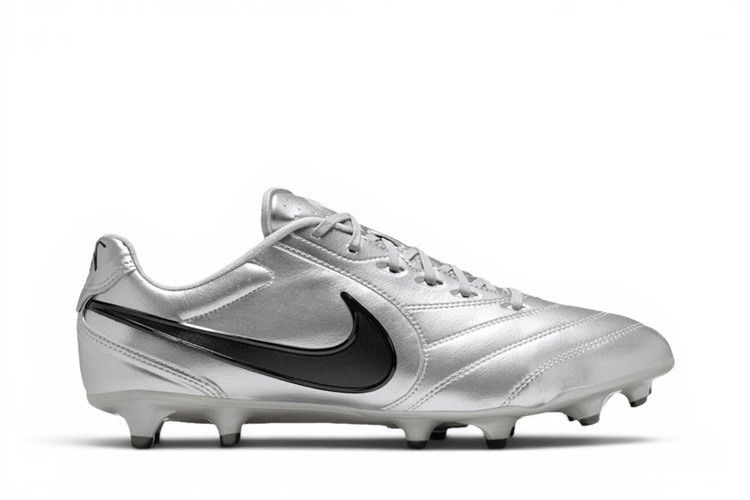 Nike Tiempo Ligera Pro FG Low 'Metallic Silver Black'