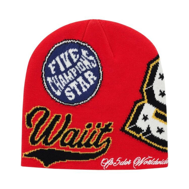 Sp5der Varsity Skully 'Red'