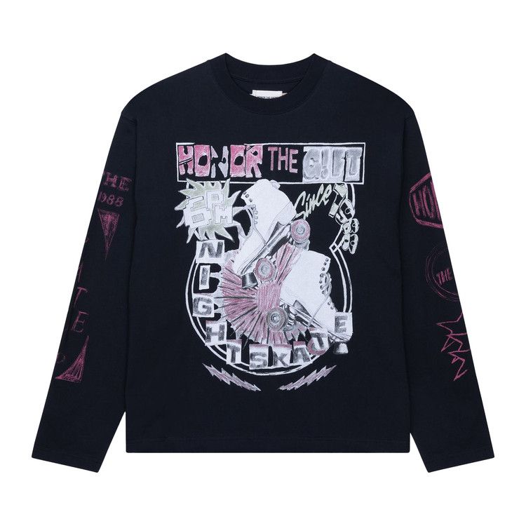 Honor The Gift Night Skate Long-Sleeve 'Black'