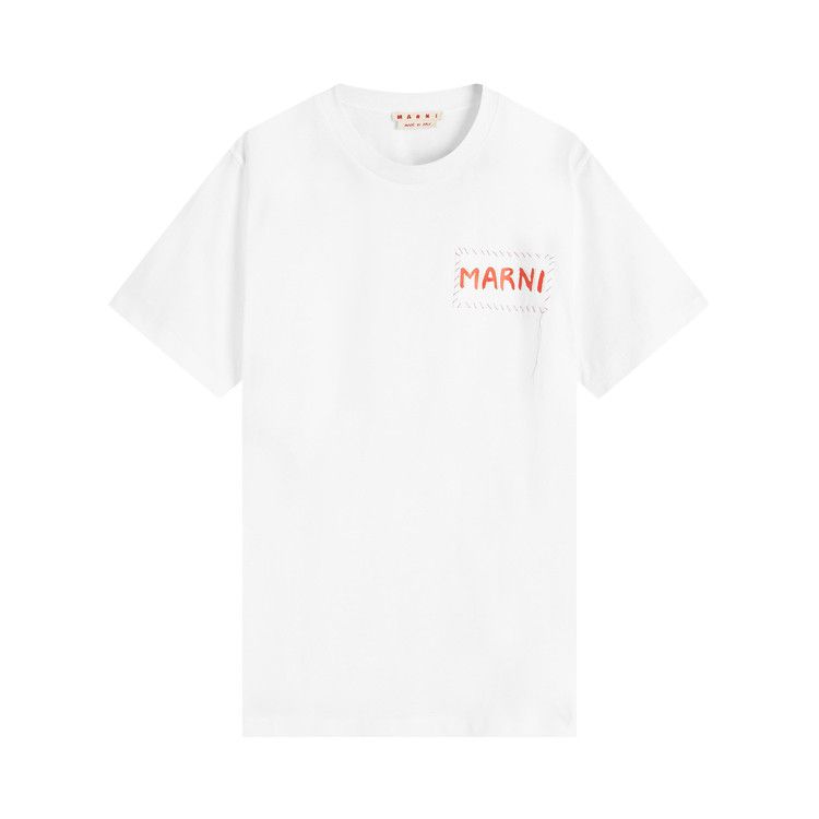 Marni Jersey T-Shirt 'Lily White'