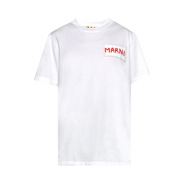 Marni Patch T-Shirt 'Lily White'