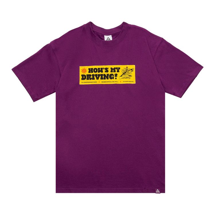 Nike ACG Canoe Sticker Tee 'Purple'