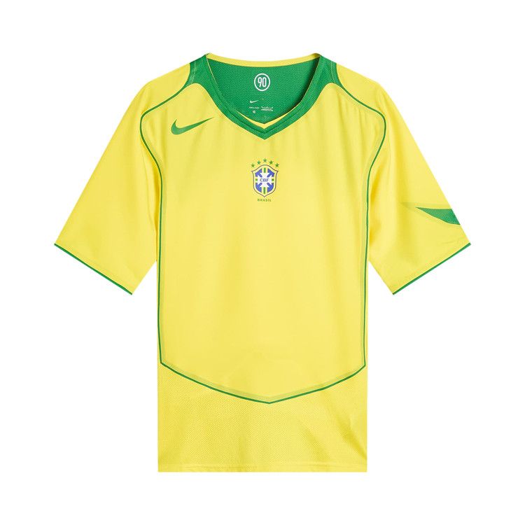 Nike Brazil Reissue Short-Sleeve Jersey 'Yellow/Green'