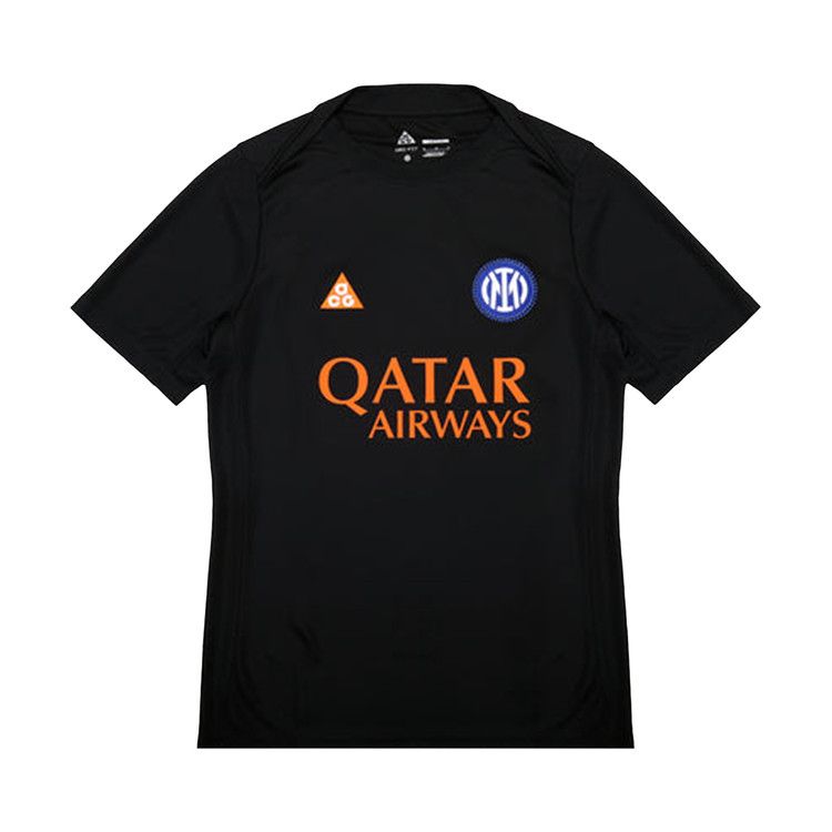 Nike x Inter Milan ACG Dri-Fit Pre-Match Tee 'Black/Safety Orange'