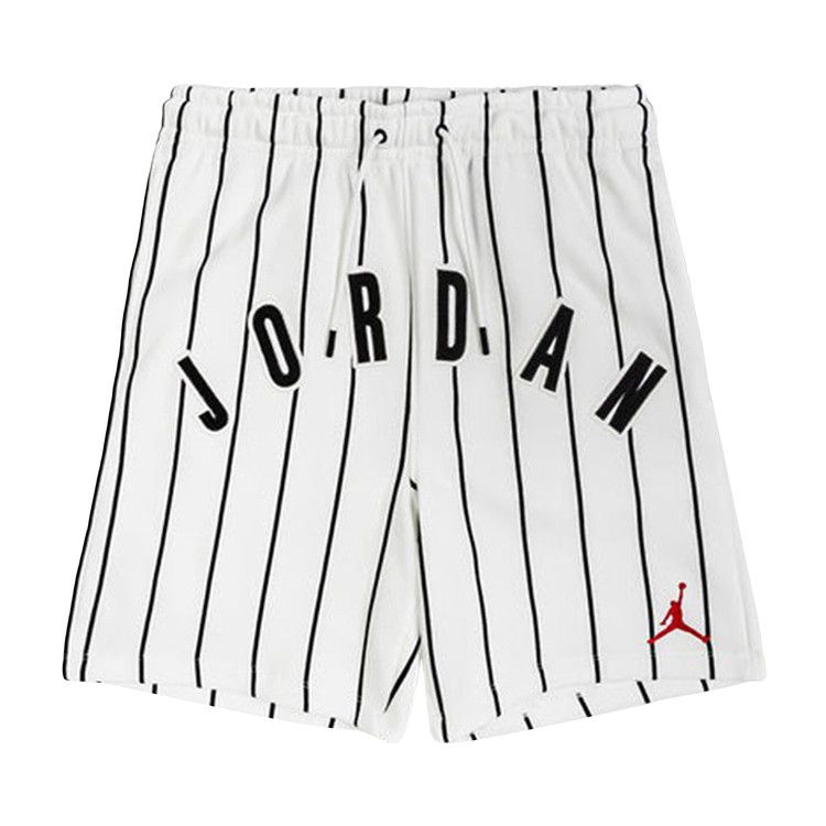Air Jordan Brooklyn Fleece Striped Diamond Short 'Summit White/Off Black'