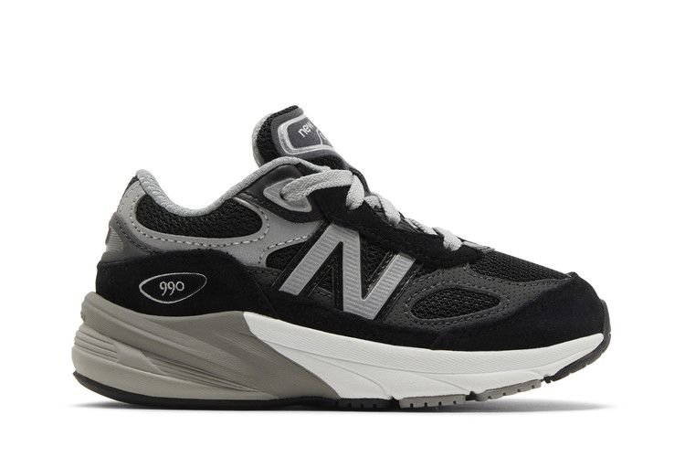 New Balance 990v6 Toddler 'Black Silver'