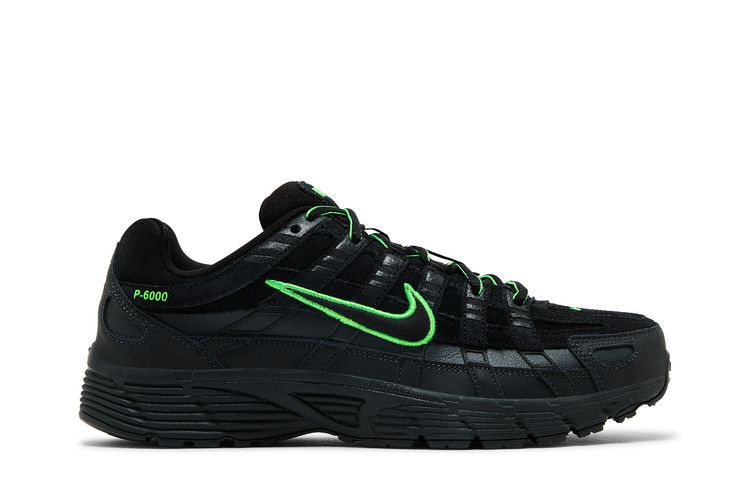 Nike P-6000 Premium 'Black Impact Green'