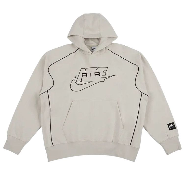 Nike Air Fleece Pullover Hoodie 'Light Bone/Black'