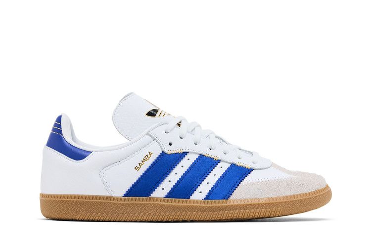 adidas Wmns Samba OG 'Oversized Logo - White Semi Lucid Blue'