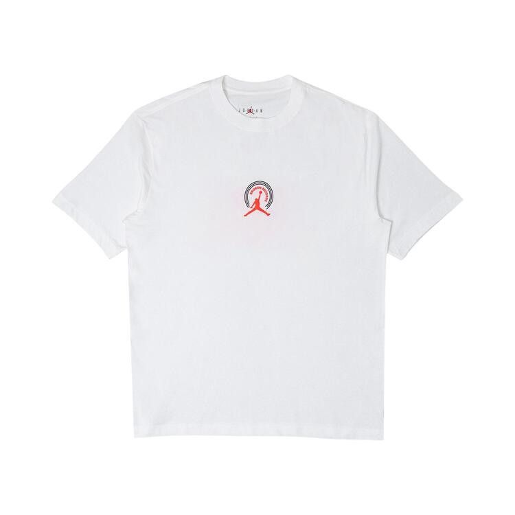 Air Jordan Broken Records Graphic Tee 'White/Infrared 23'