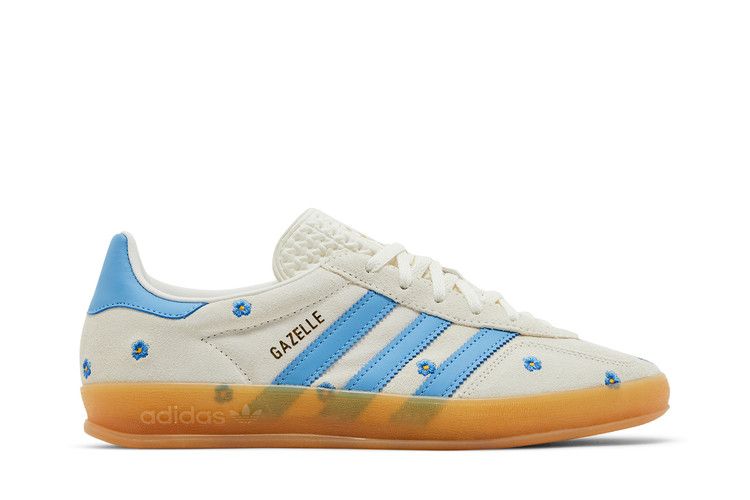adidas Wmns Gazelle Indoor 'Light Blue Floral Embroidery'