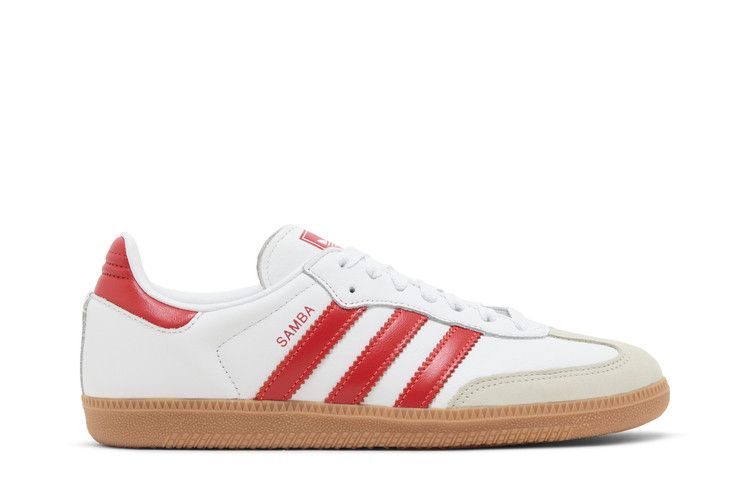 adidas Wmns Samba OG 'White Solar Red Gum'