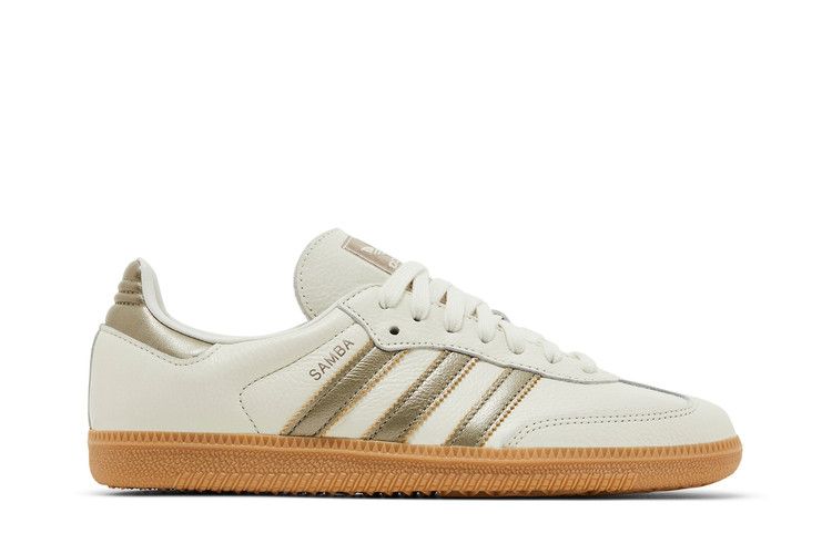 adidas Wmns Samba OG 'Off White Wonder Gold Metallic'