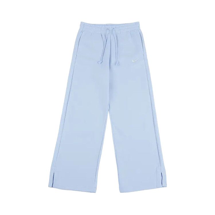 Nike NSW Phoenix Fleece High-Waisted Wide-Leg Pants 'Hydrogen Blue/Sail'