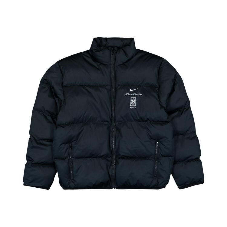 Nike South Korea x Peaceminusone Puffer Jacket 'Black/White'
