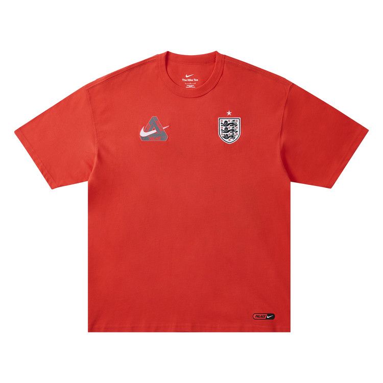 Palace x Nike England T-Shirt 'LT Crimson'