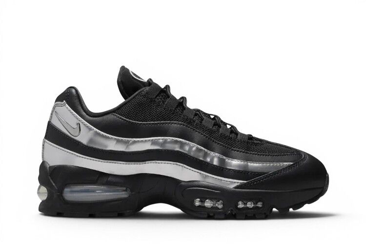 Nike Wmns Air Max 95 'Big Bubble - Black Metallic Silver'
