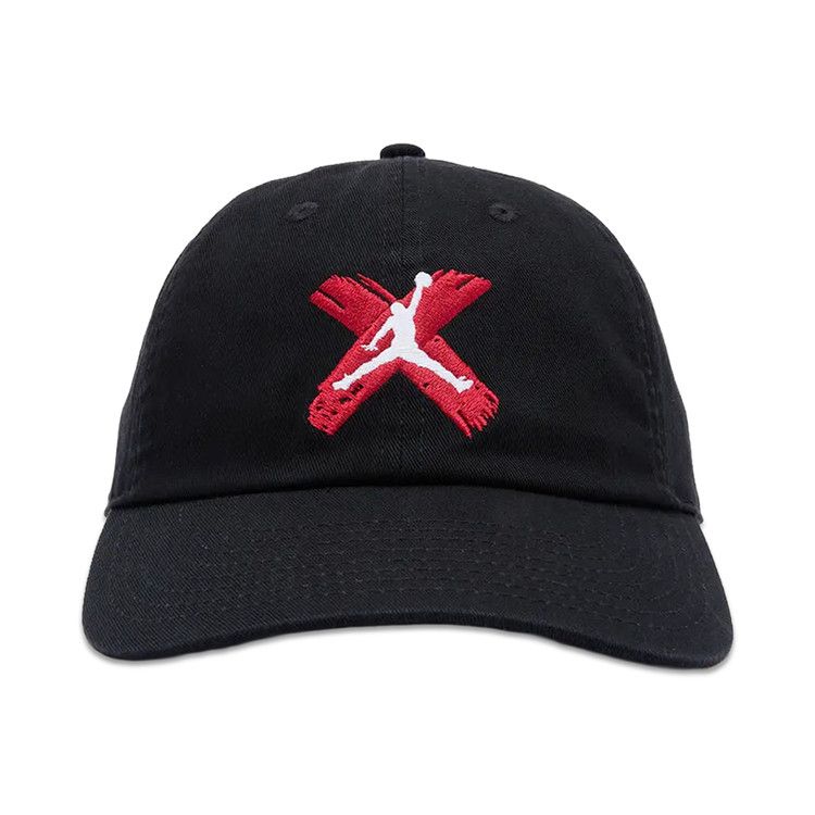 Air Jordan Club Unstructured Curved-Bill Hat 'Black/White'
