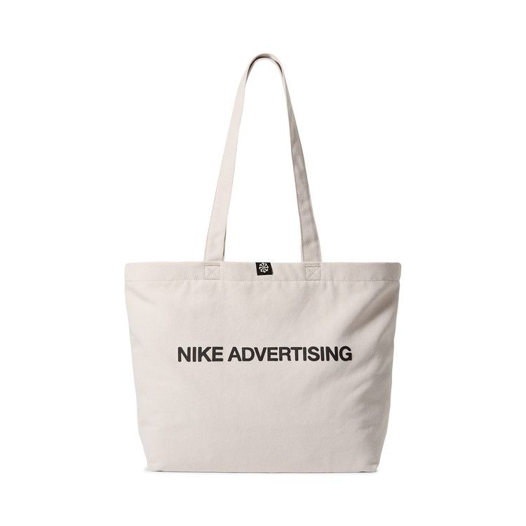 Nike Heritage 22L "Your Message Here" Tote Bag 'Oatmeal/Safety Orange/Safety Orange'
