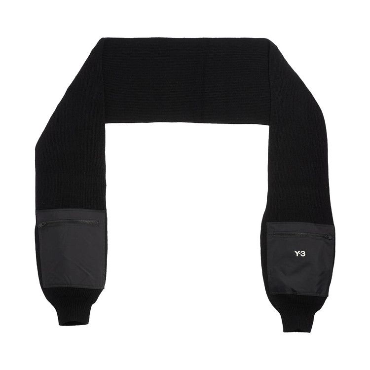 Y-3 Logo Printed Sleeved Scarf 'Black'