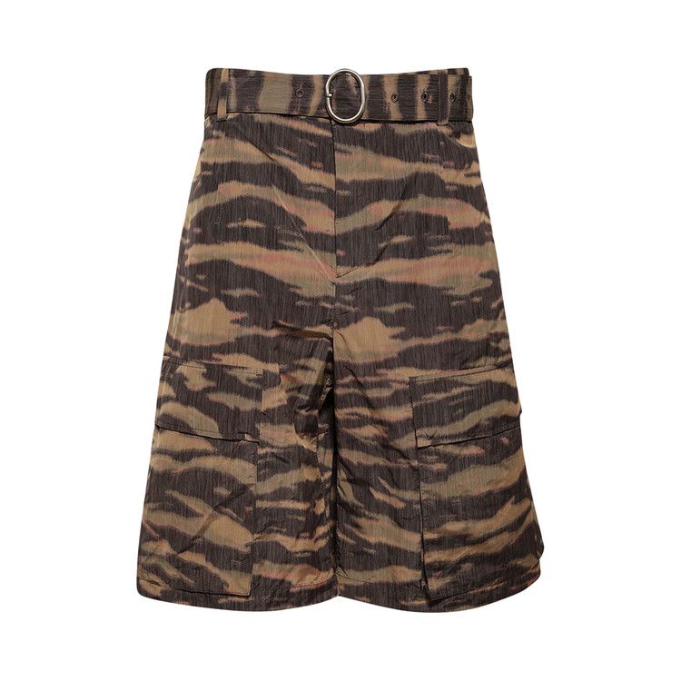Jil Sander Belted Shorts 'Camouflage'