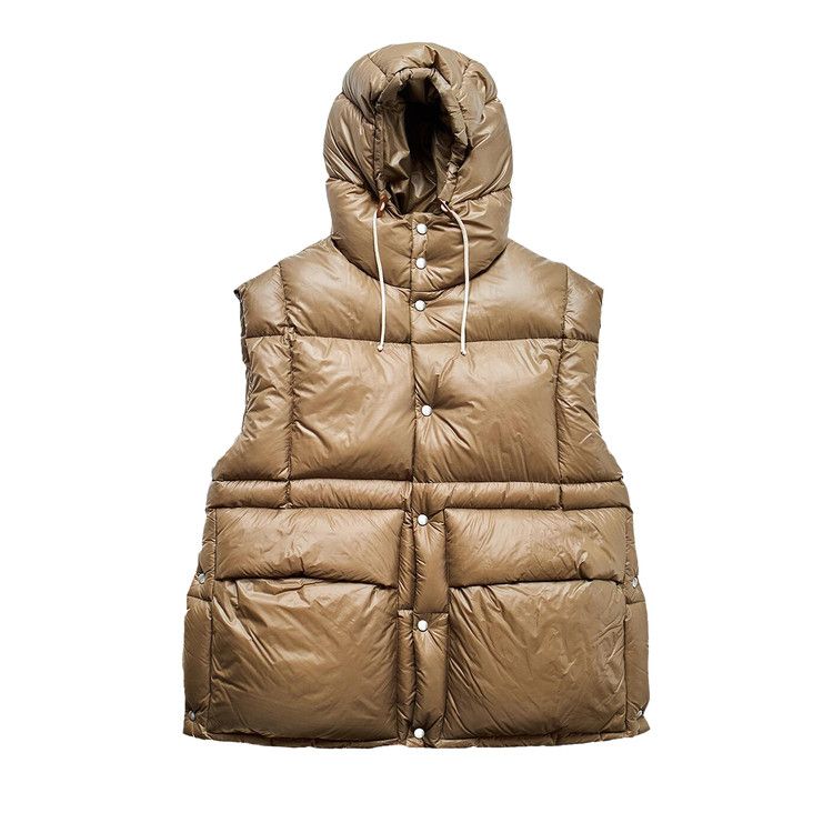 Jil Sander Quilted Padded Gilet 'Brown'