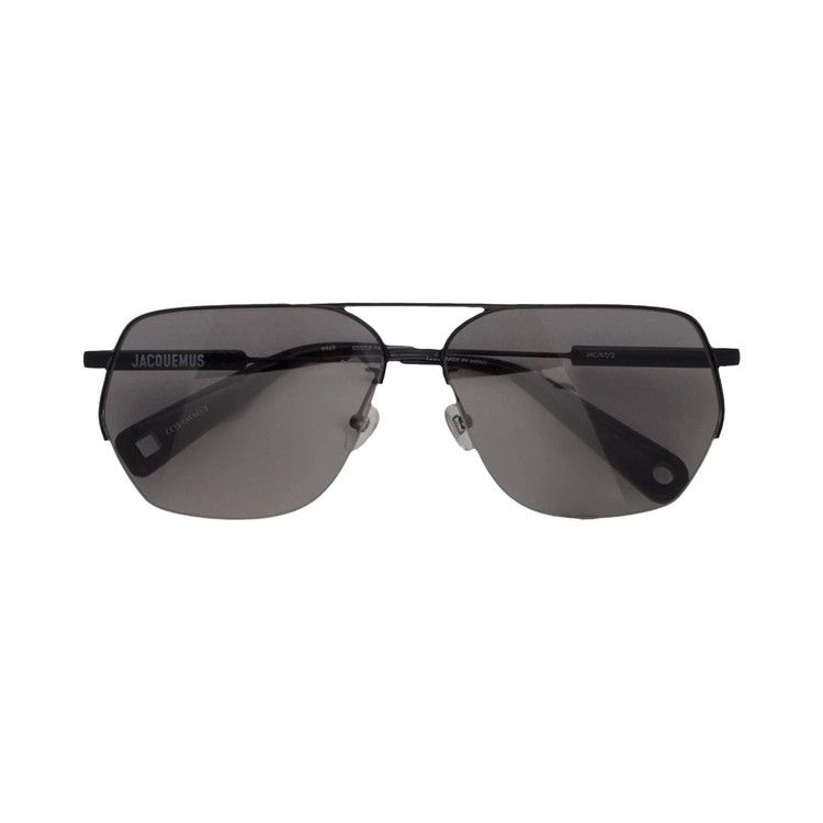 Jacquemus x Linda Farrow Aviator Sunglasses 'Black/Grey'