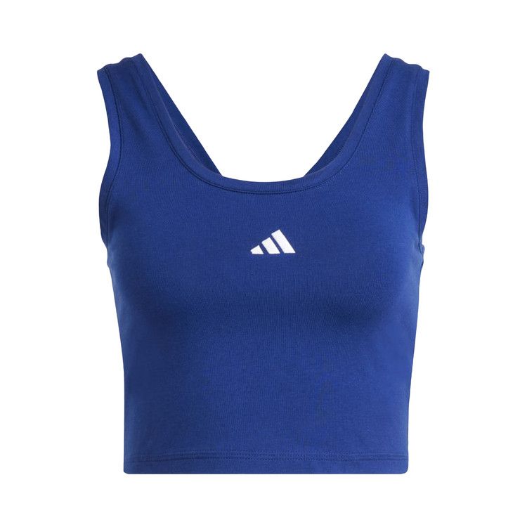 Adidas Essentials Small Logo Cotton Lifestyle Tank Top 'Dark Blue / White'
