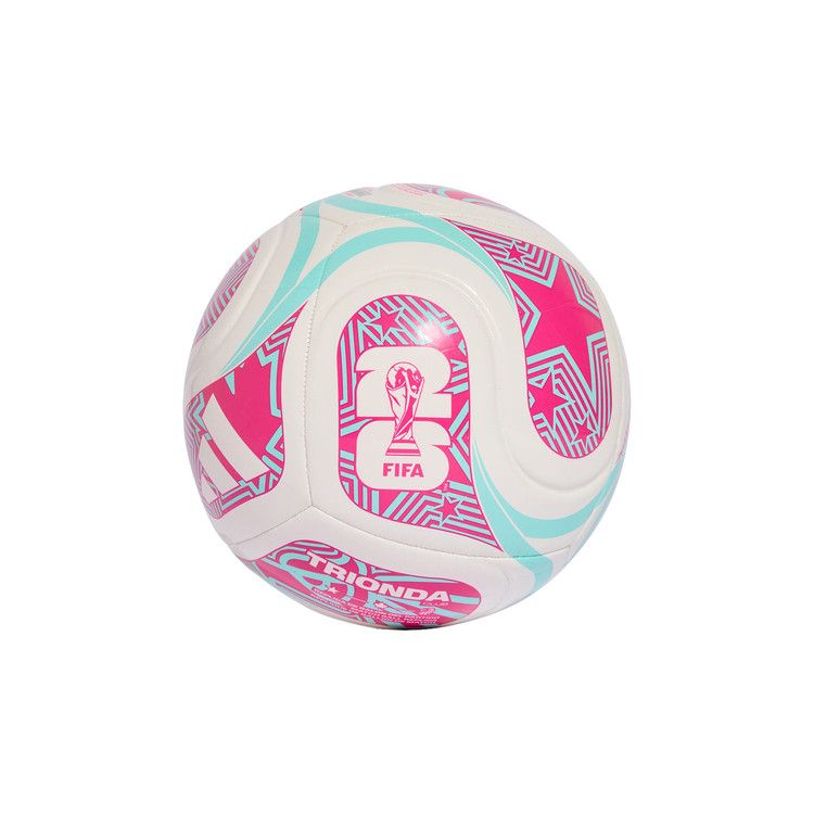 Adidas FIFA World Cup 26 Trionda Club Ball 'White/Flash Aqua/Shock Pink'