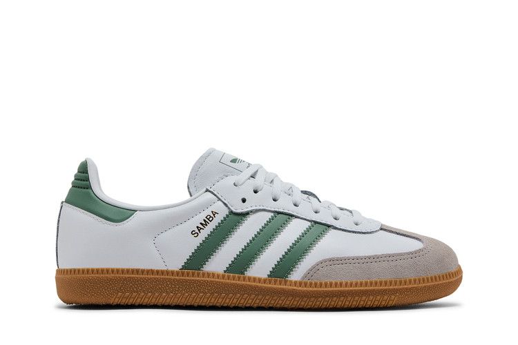 adidas Samba OG J 'White Silver Green'