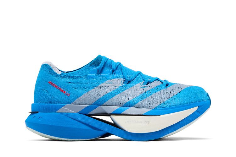 adidas Adizero Prime X3 Strung 'Solar Blue Silver Metallic Lucid Red'