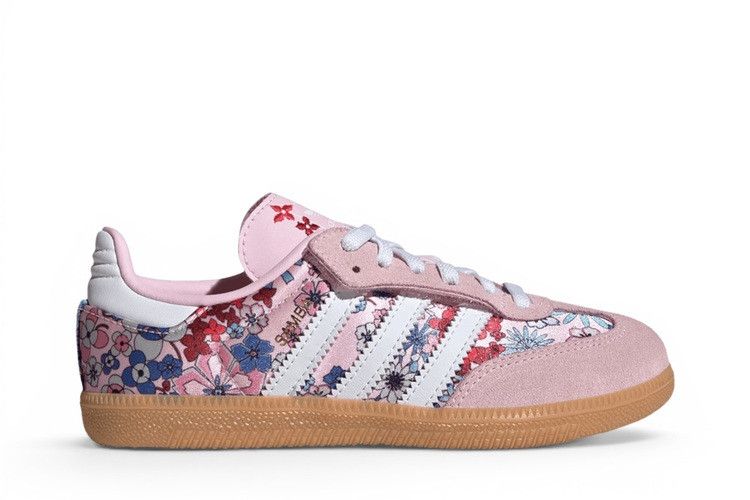 Liberty London x adidas Samba OG Little Kid 'Clear Pink Cloud White'