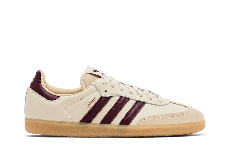 adidas Samba OG 'Wonder White Shadow Red Gum'