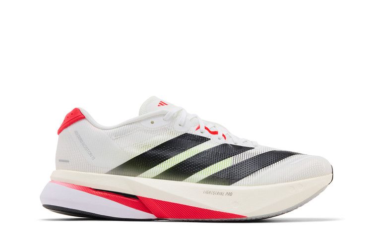 adidas Adizero Boston 13 'White Black Lucid Red'
