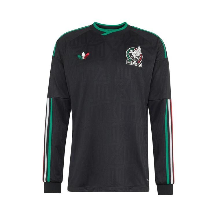 Adidas Mexico 26 Third Authentic Long Sleeve Jersey 'Black'