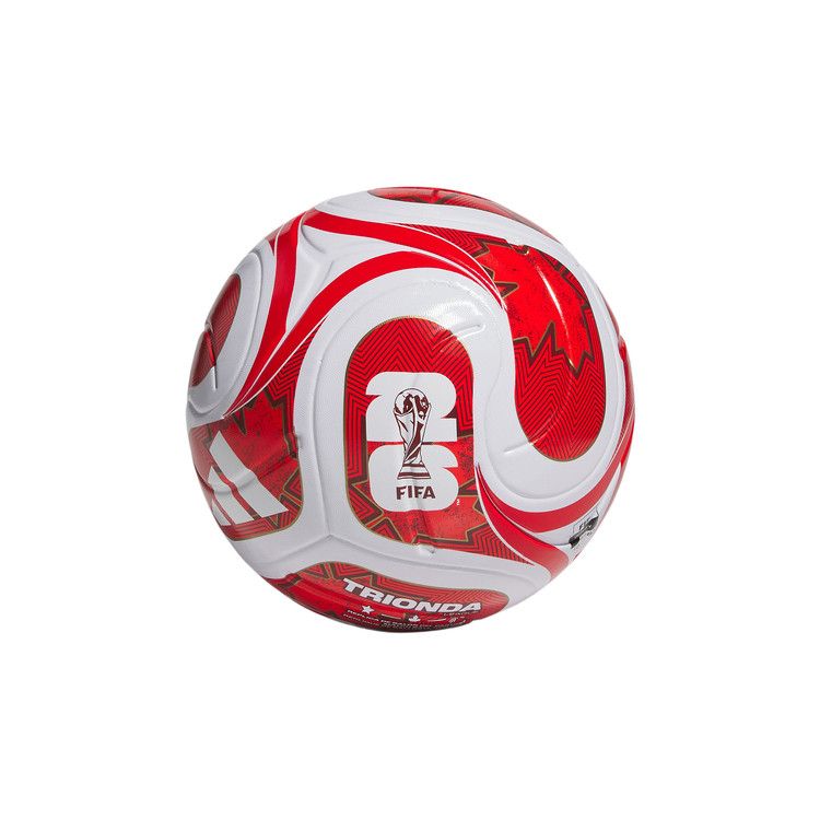 Adidas FIFA World Cup 26 Trionda League Canada Ball 'White/Vivid Red/Power Red/Hi-Res Red'