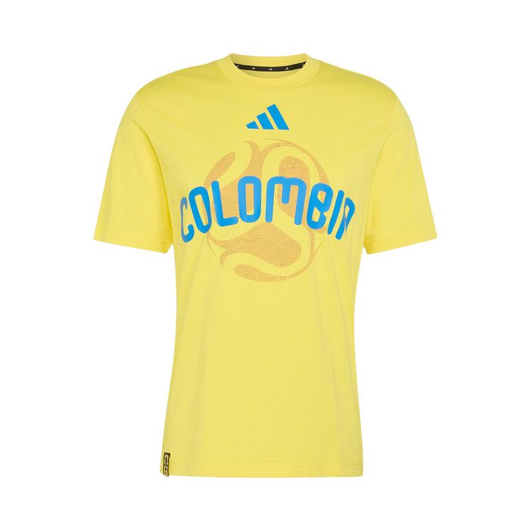 Adidas FIFA World Cup 26 Colombia T-Shirt 'Impact Yellow'