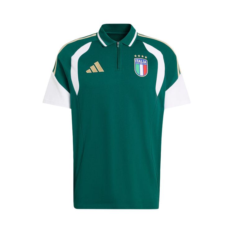 Adidas Italy 26 Tiro Polo Shirt 'Collegiate Green'